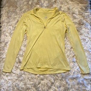 Nike Yellow Fit-Dry Running Top size Large